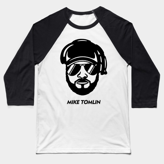 Mike Tomlin Cool Coach Baseball T-Shirt by LEMESGAKPROVE